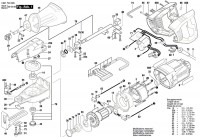 Bosch 3 601 F4C 860 GSA 1100 E Reciprocating saw 110 V / GB Spare Parts GSA1100E